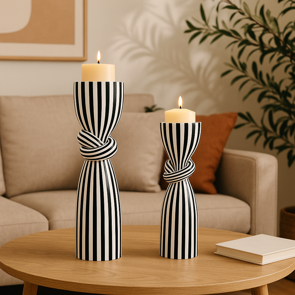 Zebra Ljusstake