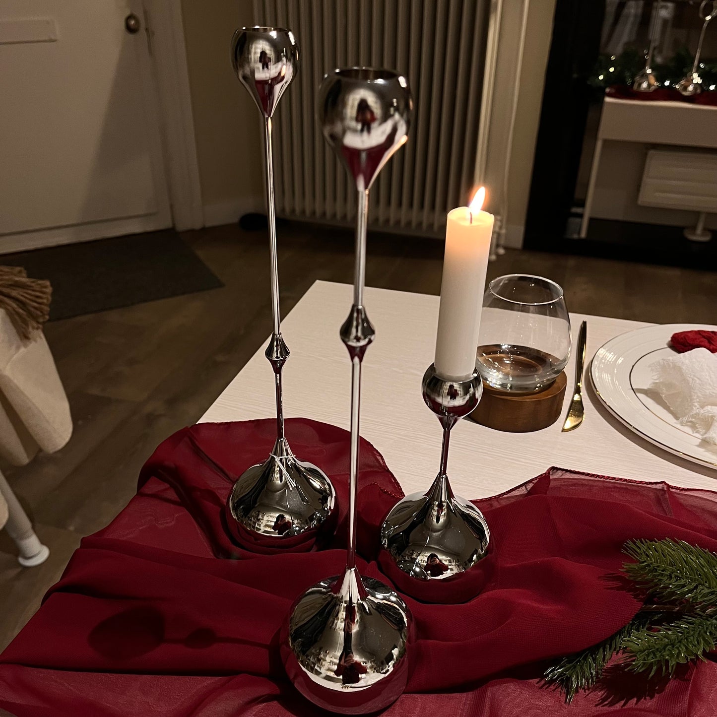 Violla Ljusstake Silver
