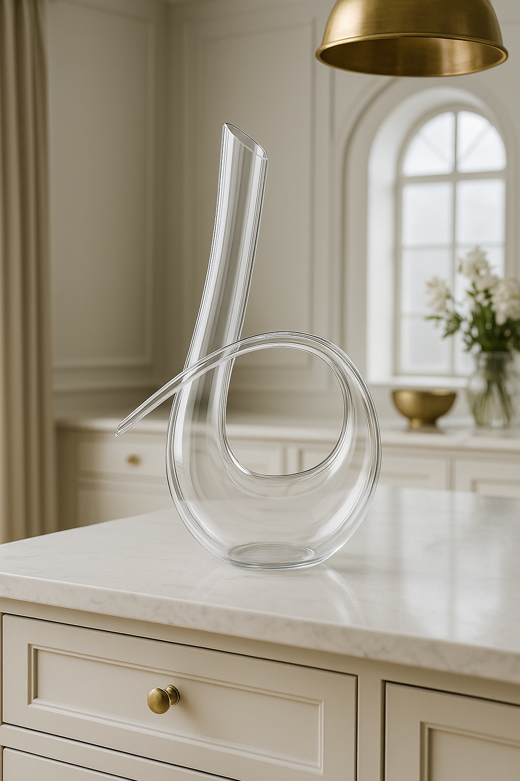 Selvina Vattenkaraff - 1L Snäckform - Eadl