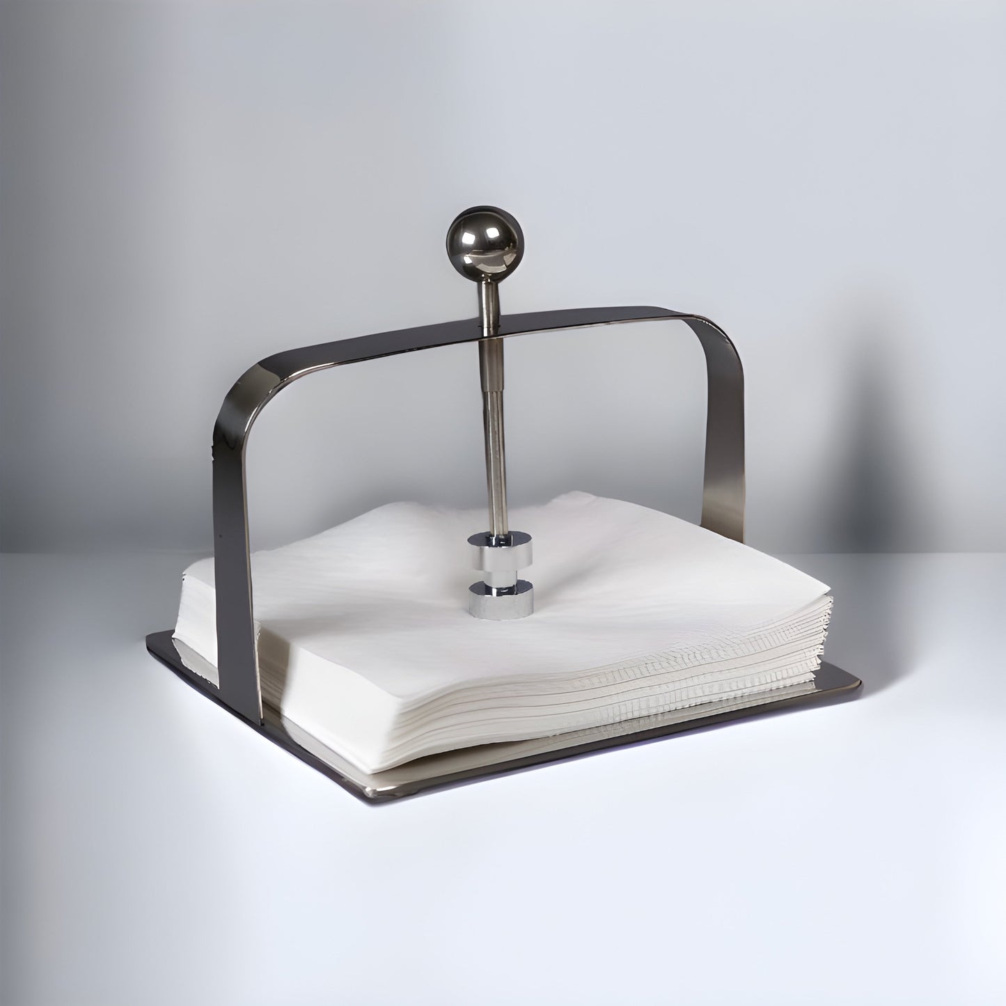 a white glass vase sitting on a white table