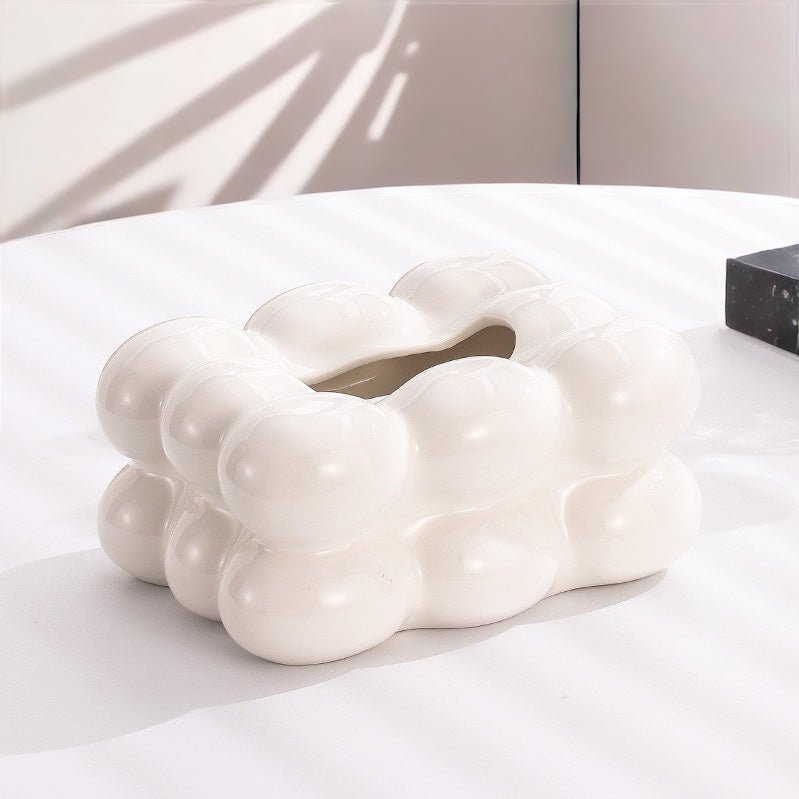 a couple of doughnuts that are on a table