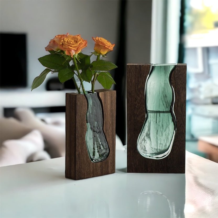 a vase of flowers sitting on a table