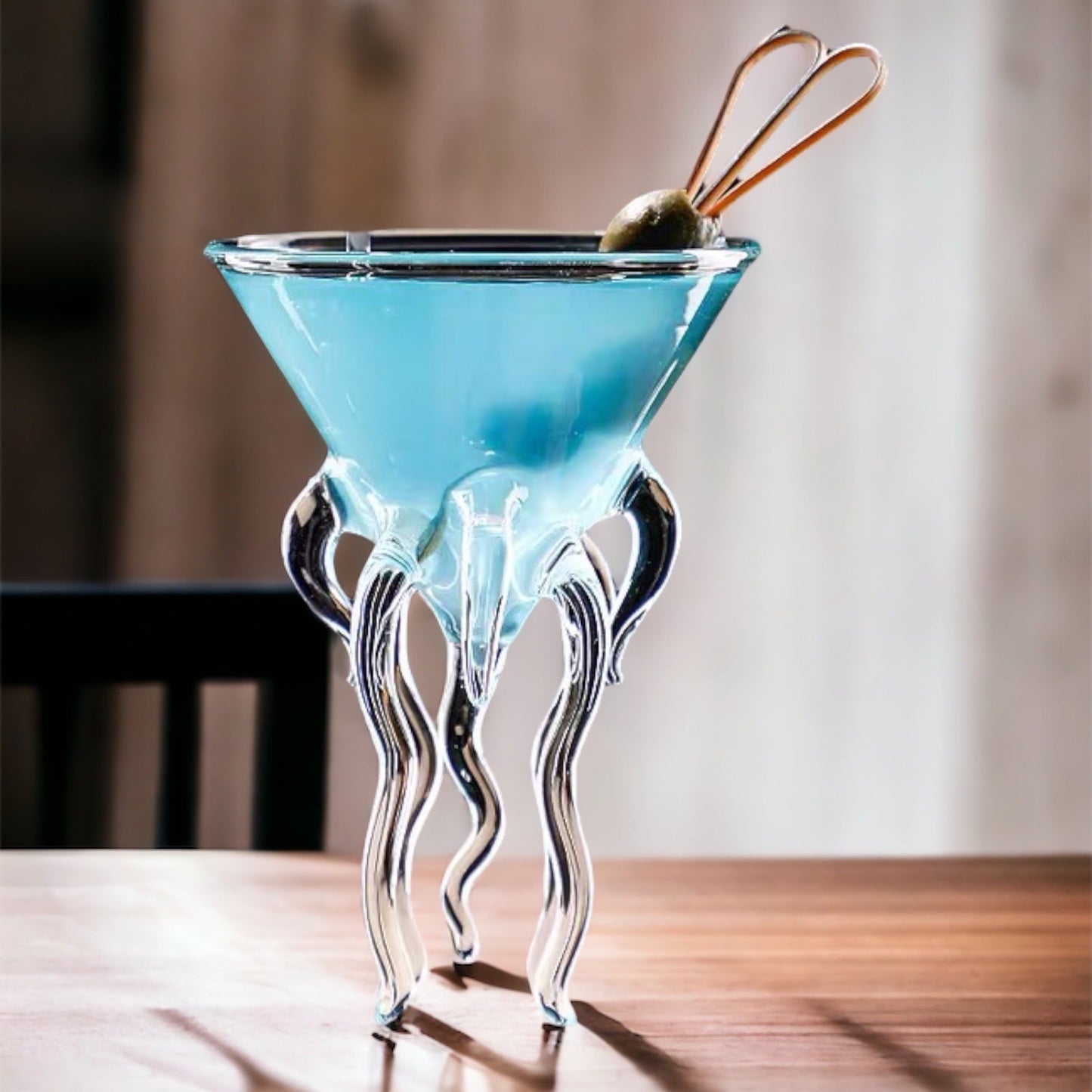 a close up of a vase on a table