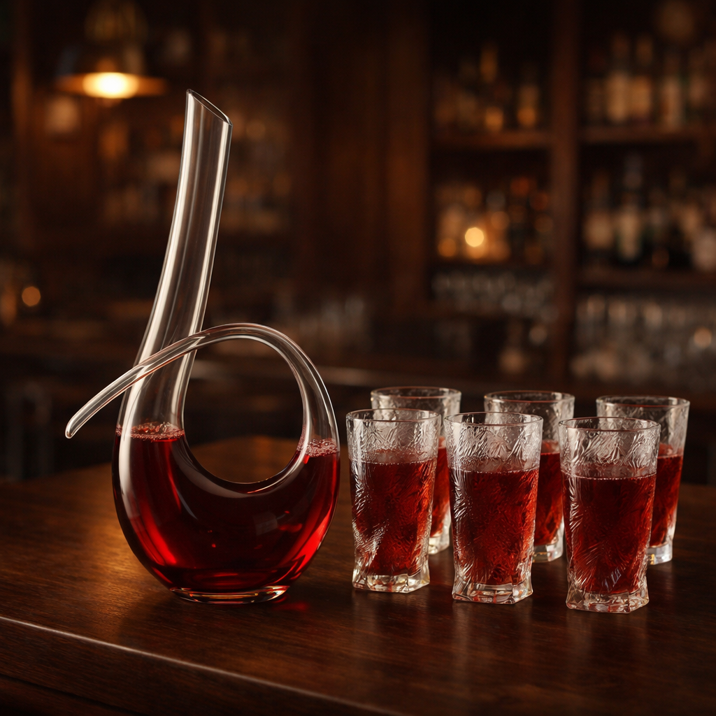 Clara Glas - Set med 6 glas och karaf - Eadl