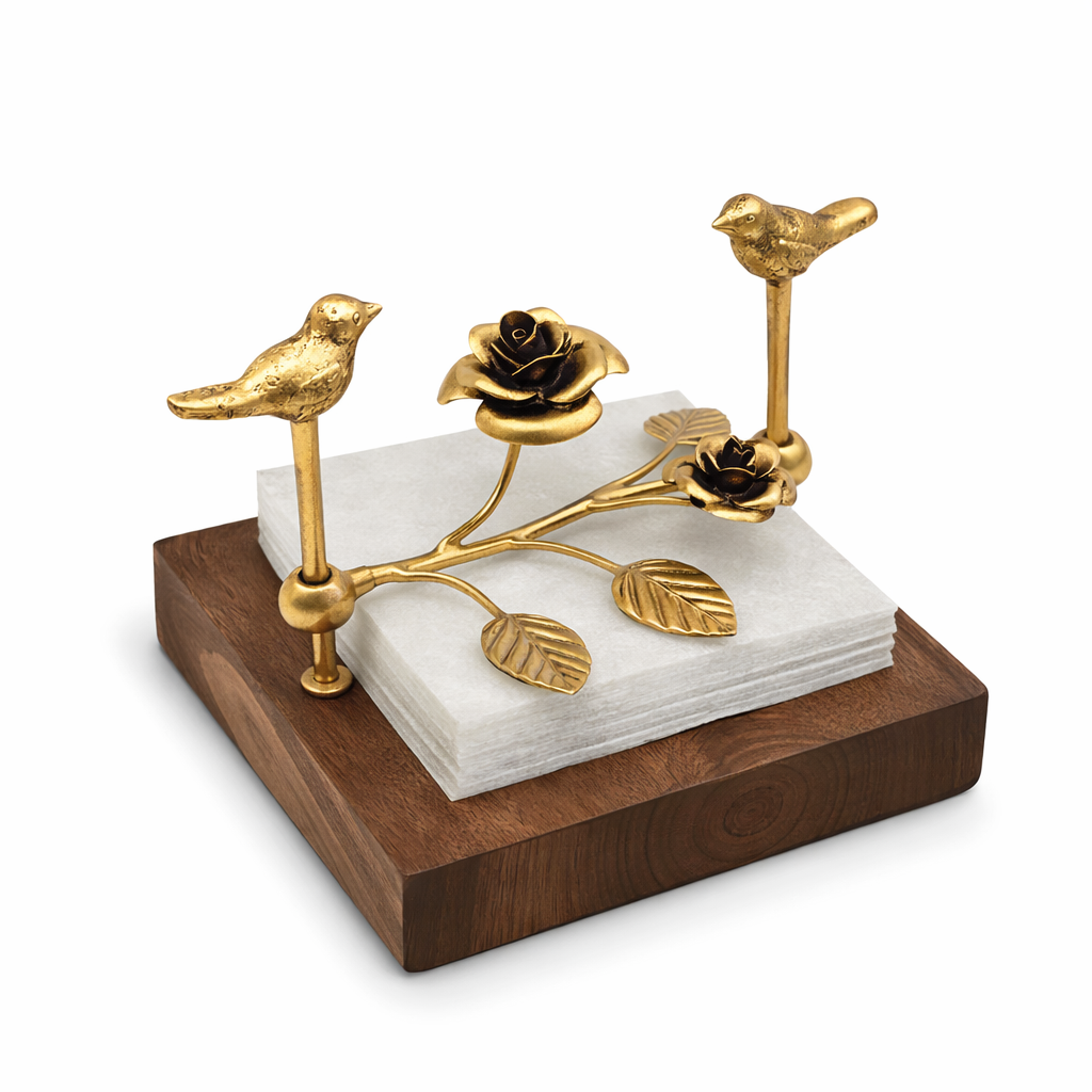 Golden Bird Servetthållare