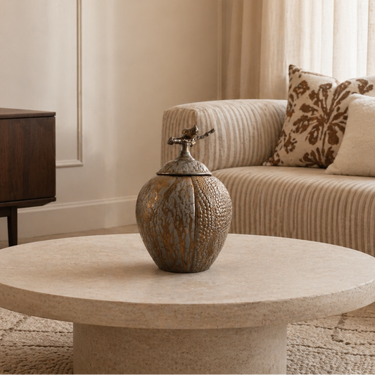 Textured Bronze Urna - Eadl